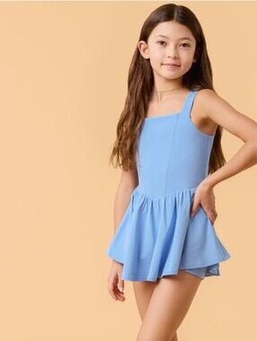 Blogilates Women Mommy & Me Princess Bow Back Dress
